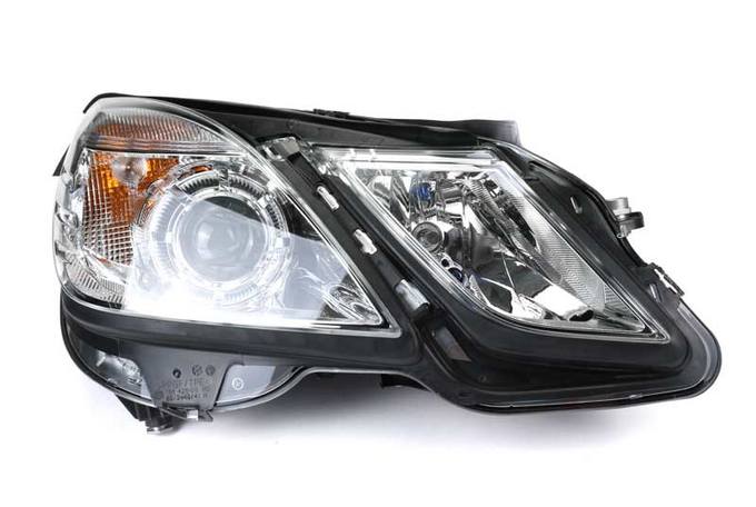 Mercedes Headlight Assembly - Passenger Side (Halogen) 212820966164 - Hella 010800081